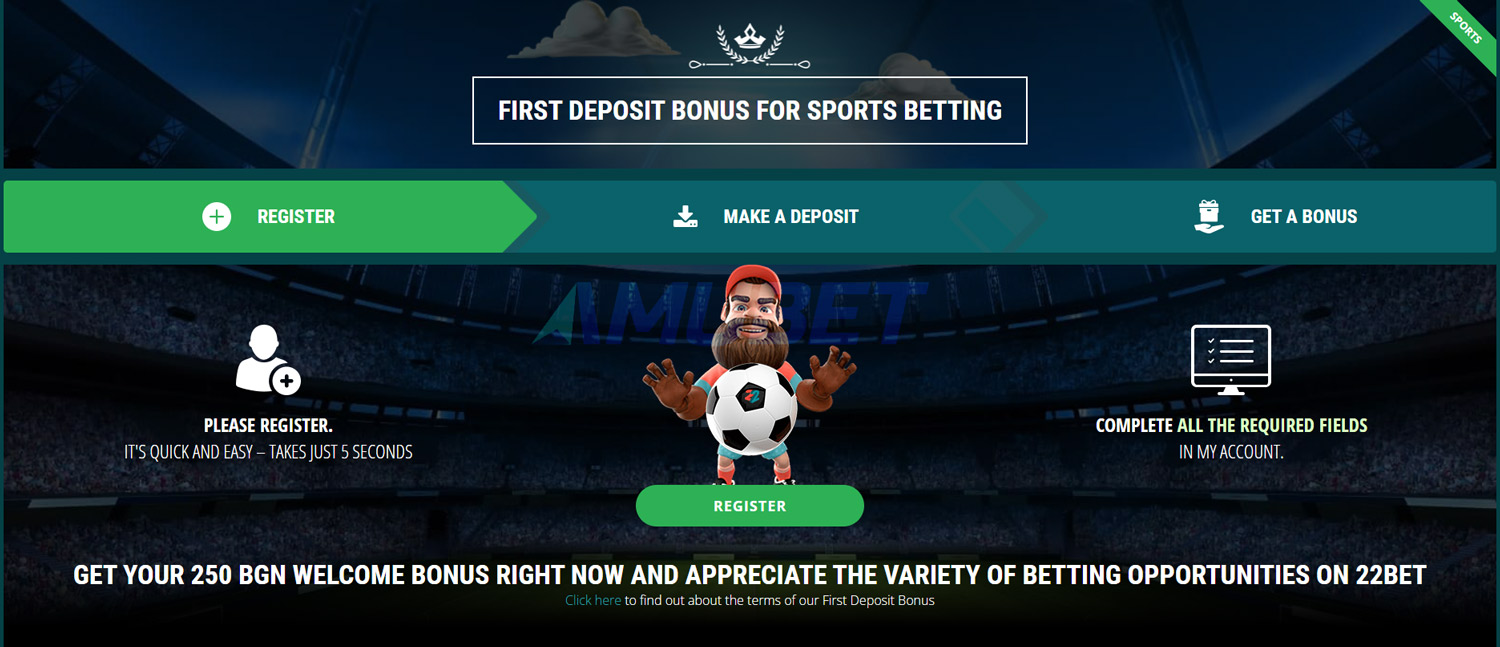 22bet Bonus Sport