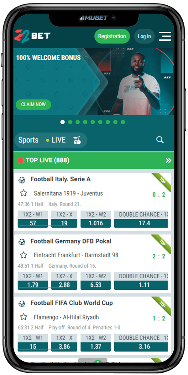 22bet Mobile App - Android & iOS