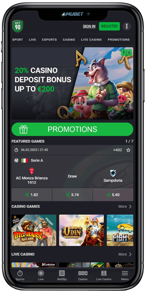 bet90 Mobile App - Android & iOS
