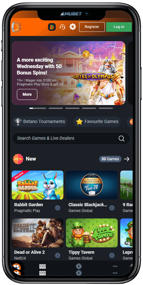 Betano Mobile App - Casino