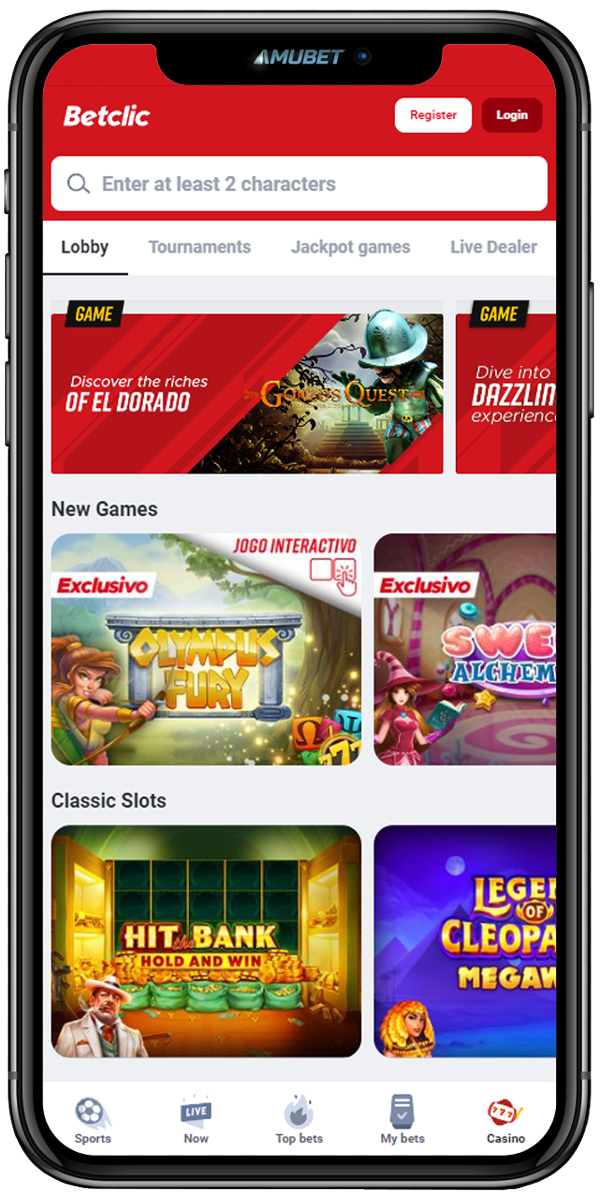 BetClic Mobile App Casino