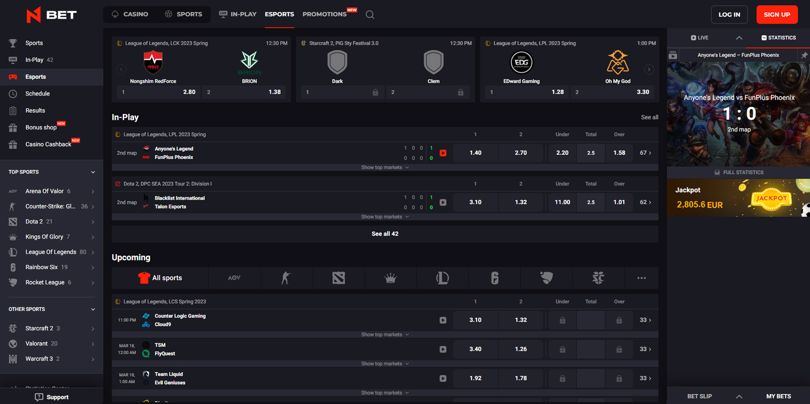 N1bet Virtuals